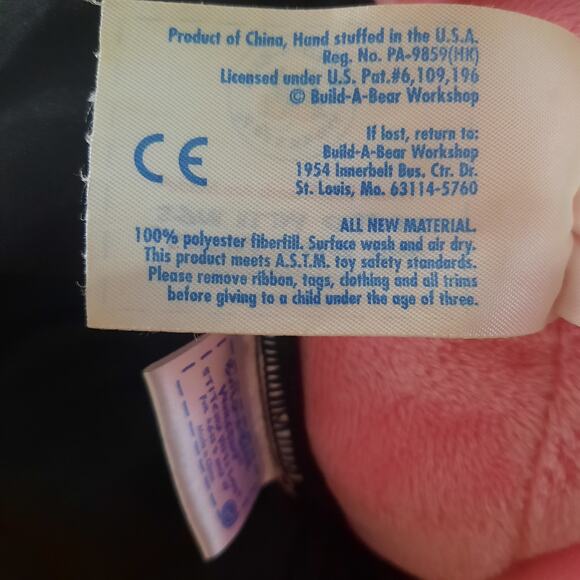 Hello Kitty Build-A-Bear Pink Winking Leopard Dress Bow - Picture 5 of 9